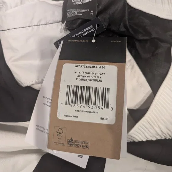 The North Face * Women’s TNF Nylon Easy Pants * Size XL – Black/White (NWT) 🖤🤍 - Picture 10 of 13